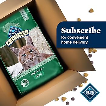 Blue Buffalo Wilderness Duck Recipe Grain-Free Adult Dry Cat Food, 11 lb