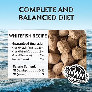 Northwest Naturals Freeze Dried Whitefish Cat Nibbles 11oz - Raw, Grain-Free Cat Food & Treats
