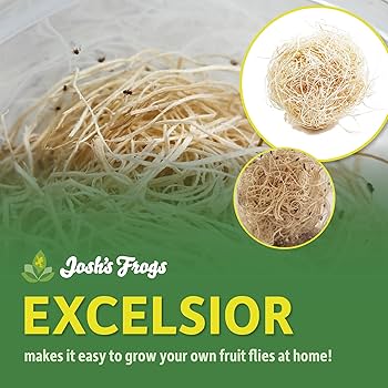 Josh's Frogs Excelsior Fruit Fly Culture Media - 4.6 oz - Makes 10 Cultures