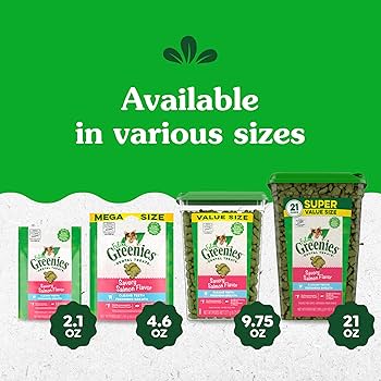 Greenies Feline Dental Cat Treats - Savory Salmon Flavor - 2.1 oz Pouch