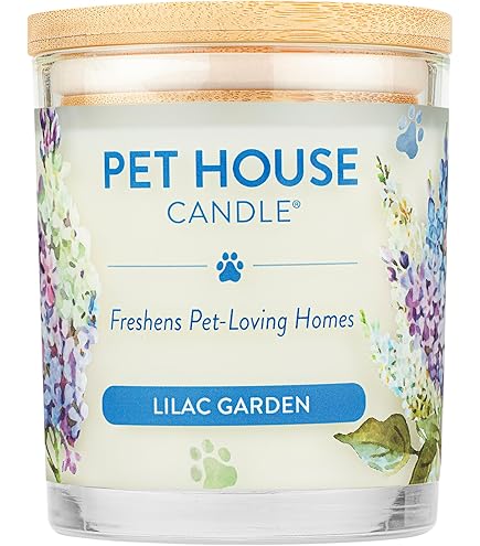 Pet House Year Round Sentiments Candle - Jasmine Lily - 9 oz - Pet Odor Eliminator