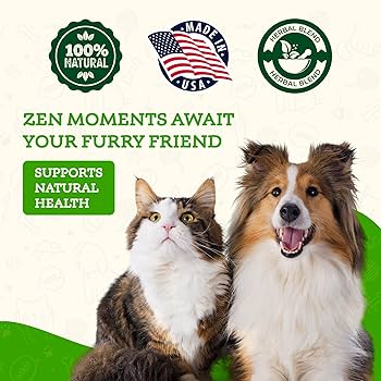 Animal Essentials Tranquility Blend - Herbal Calming Formula for Dogs & Cats - 2oz