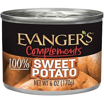 Evanger's Grain-Free Sweet Potato Wet Dog & Cat Food, 6oz Can (Single)