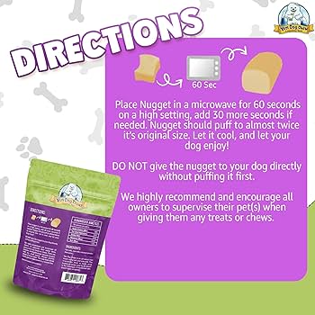 Yeti Dog Chew Nuggets - Himalayan Yak Cheese Treats - 3.5 oz Bag
