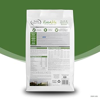 PureVita Duck and Oatmeal Recipe Dry Dog Food - 5 lb Bag