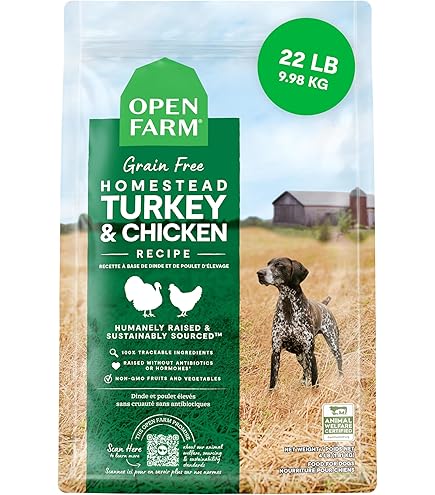 Open Farm Ancient Grain Homestead Turkey Dry Dog Food, 22 lb