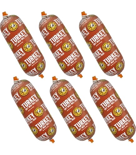 Happy Howie's Turkey Roll Dog Treat - 12oz - Soft & Premium, Great for Training