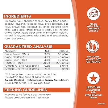 NutriSource Super Stars Training Treats Cheddar Flavor - 16 oz Dog Rewards