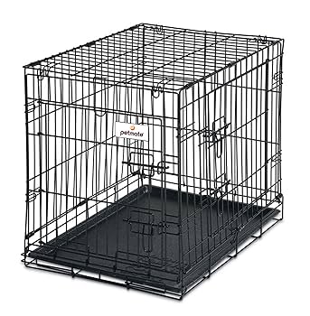 Petmate 2 Door Training Retreat Dog Kennel Black 24in