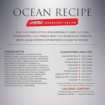 Essence LIR Ocean Recipe Dog Food - Limited Ingredient Diet, 25 lb Bag