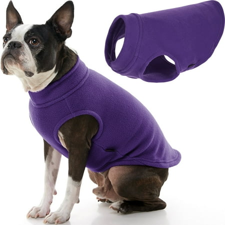 Gooby Stretch Fleece Vest Dog Sweater - Violet - 2XL