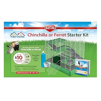 Kaytee My First Home Ferret/Chinchilla Starter Kit - 30" x 18" x 29" Habitat Cage