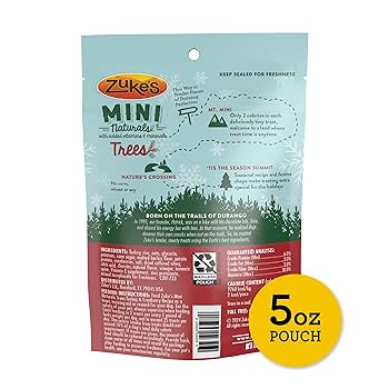 Zuke's Mini Naturals Dog Training Treats, Turkey & Cranberry Flavor, 5 oz - Chewy, Soft, & Healthy Dog Treats