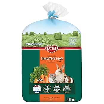 Kaytee Timothy Hay Plus Carrots - 48 oz Small Animal Food