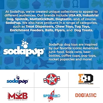 SodaPup Starfish Nylon Dog Toy - Ultra Durable Chew Toy for Aggressive Chewers - Blue