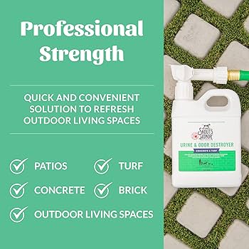 Skout's Honor Urine & Odor Destroyer Concrete & Turf - 32 oz Outdoor Pet Stain & Odor Remover
