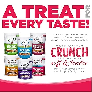 NutriSource Soft & Tender Salmon Dog Treats 6 Oz