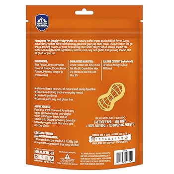 Himalayan Dog Chew yakyPUFF Peanut Butter Flavor Dog Treats, 2oz bag