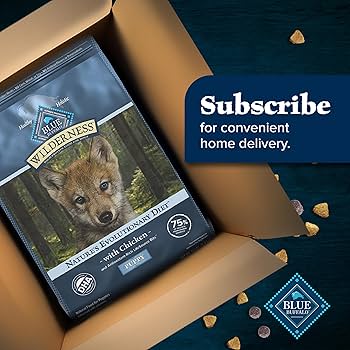 Blue Buffalo Wilderness Puppy Chicken Recipe Dry Dog Food, 4.5 lb Bag