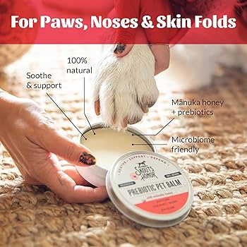 Skout's Honor Prebiotic Pet Balm - Paw & Nose Soother with Manuka Honey - 2 oz