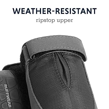 Ruffwear Summit Trex Dog Boots (Set of 2) - Weather Resistant, Twilight Grey