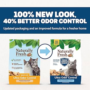 Naturally Fresh Ultra Odor Control Clumping Litter - Walnut Based, 14 lb