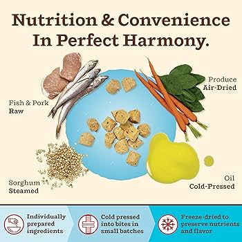 Primal Kibble in the Raw Dog Food - Fish & Pork Recipe - 1.5 lb Bag