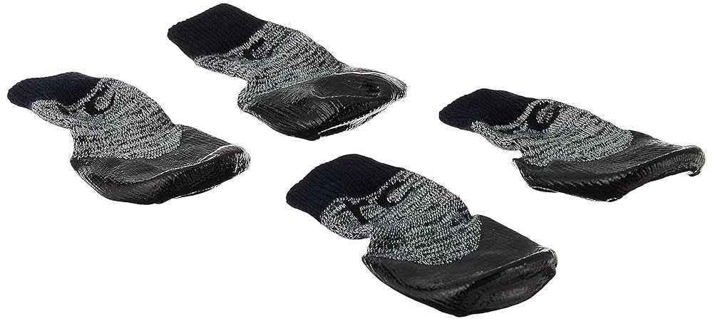 RC Pet Products Sport PAWks Dog Socks - Indoor/Outdoor Paw Protection - Medium, Charcoal Heather
