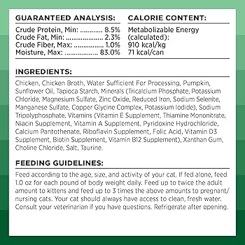 BIXBI Rawbble Shredded Chicken & Pumpkin Recipe Wet Cat Food - 2.75oz Can