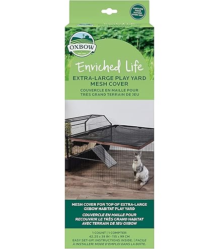 Oxbow Enriched Life Large Play Yard Leakproof Floor Cover - Small Animal Playpen Mat