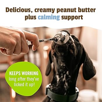 Pet Naturals BusyButter Calming Peanut Butter for Dogs - Easy Squeeze Pouch, 6 oz