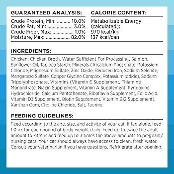 BIXBI Rawbble Shredded Chicken & Salmon Cat Food, 5 oz Can