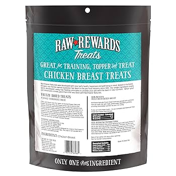 Northwest Naturals Raw Rewards Freeze-Dried Chicken Breast Dog & Cat Treats - 10 oz