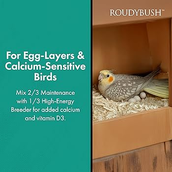 Roudybush California Blend Medium Bird Food Pellets, 44 oz
