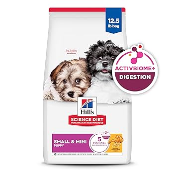 Hill's Science Diet Puppy Small & Mini Chicken & Barley Recipe, 12.5 lb Bag
