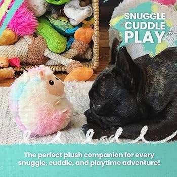 SNUG AROOZ Baby Sophie The Starfish Dog Toy - Plush Squeaky Crinkle Toy