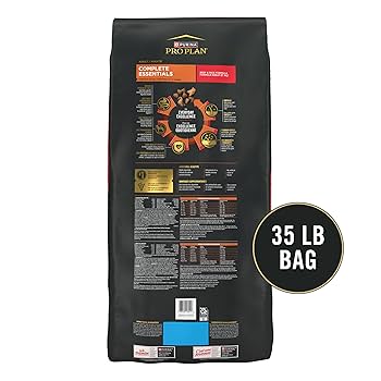 Purina Pro Plan Shredded Blend Beef and Rice Dry Dog Food, 35 lb Bag