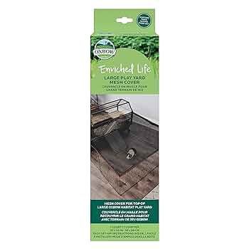 Oxbow Enriched Life Large Play Yard Mesh Cover - Small Animal Playpen Top