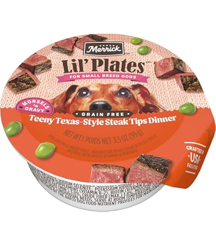 Merrick Lil' Plates Grain Free Itsy Bitsy Beef Stew Wet Dog Food for Small Breeds, 3.5 oz