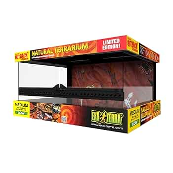 Exo Terra Outback Terrarium 24x18x12" - 20 Gallon Reptile Habitat