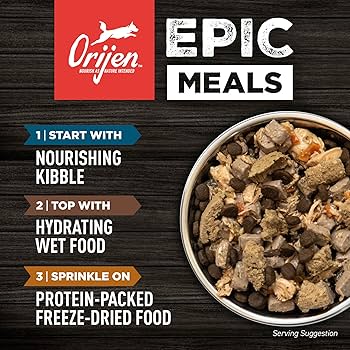 ORIJEN Large Breed Adult Dry Dog Food - Chicken, Turkey, Fish Recipe - 23.5 lb Bag