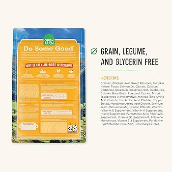 Open Farm Air Dried Dog Food, Harvest Chicken Recipe, 1 lb