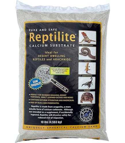 CaribSea Reptilite Calcium Sand - Natural White - 20 lb - Reptile Substrate
