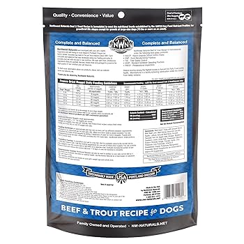 Northwest Naturals Freeze-Dried Beef & Trout Dog Food Nuggets, 25 oz
