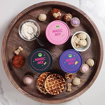 Stashios Magic Mix Bacon Flavor Dog Treat - All-in-One Powder, Makes Ice Cream, Cookies & More! - 4oz