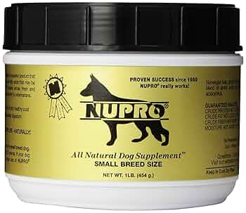 Nupro All Natural Small Breed Dog Supplement - 1 lb - Holistic Formula