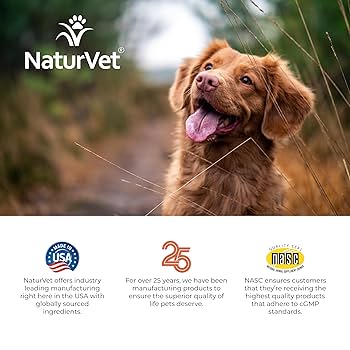 NaturVet All-in-One Dog Supplement - 120 Soft Chews - Joint, Digestion, Skin & Coat Support