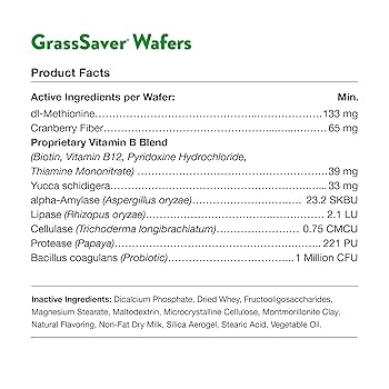 NaturVet GrassSaver Wafers Plus Enzymes for Dogs - 300 Count