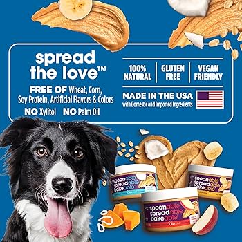Fruitables Spreadables Dog Treat - Coconut & Oatmeal, 7 oz - Spoonable, Bakeable, Natural