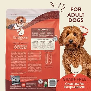 Earthborn Holistic Weight Control Chicken & Vegetables Grain-Free Dry Dog Food - 25 lb Bag